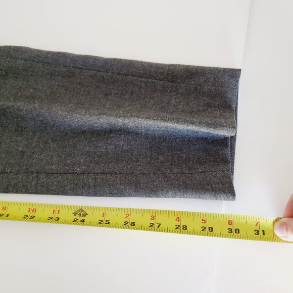 Revolve Dress Addict Pants High Rise Wool Lady-like Business Career Grey 38 NWT - Picture 14 of 14